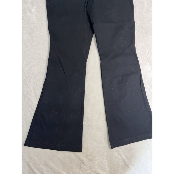 NWT Spanx Shape EveryWear Flare Jeans Size XL Petite Wide Leg Clean Black - Picture 5 of 9